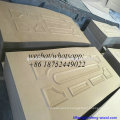 840*2150*4mm ASH embossed melamine white door skin